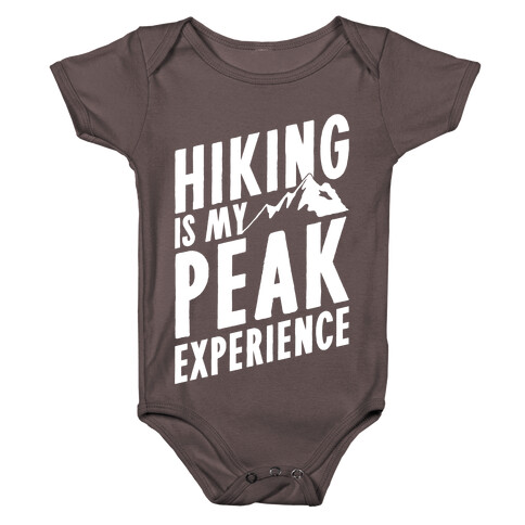 Hiking Is My Peak Experience Baby One-Piece