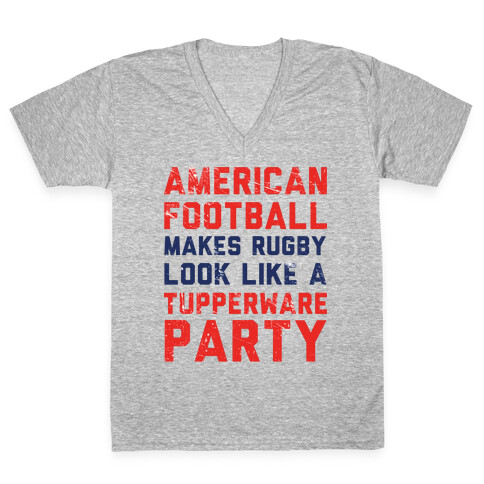 American Football V-Neck Tee Shirt