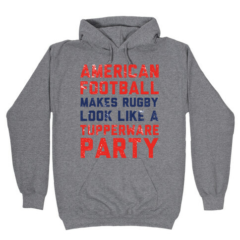 American Football Hooded Sweatshirt