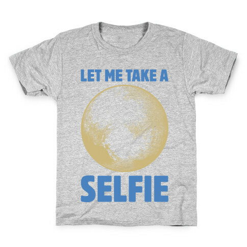 Pluto Selfie Kids T-Shirt