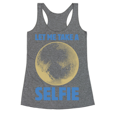 Pluto Selfie Racerback Tank Top