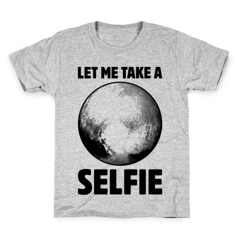 Pluto Selfie Kids T-Shirt