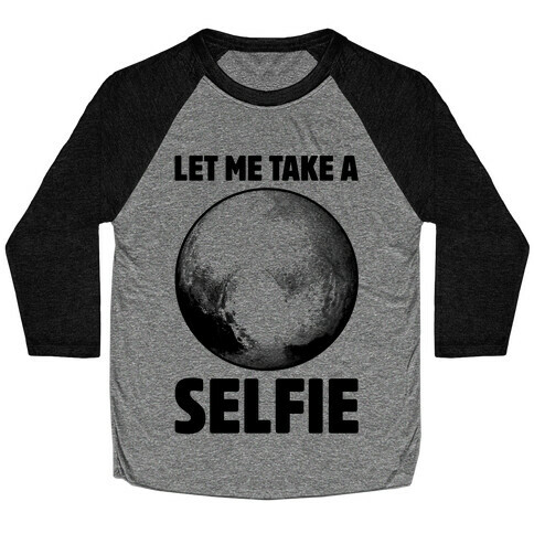 Pluto Selfie Baseball Tee