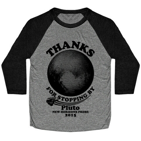 Pluto New Horizons Probe Baseball Tee