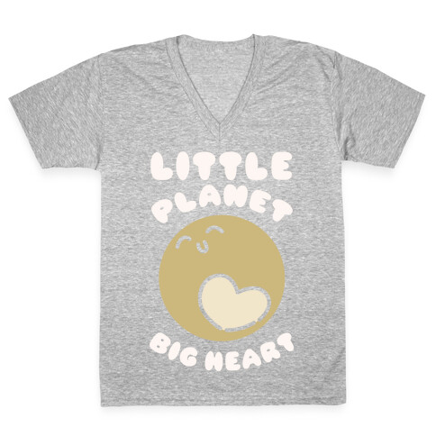 Little Planet Big Heart V-Neck Tee Shirt