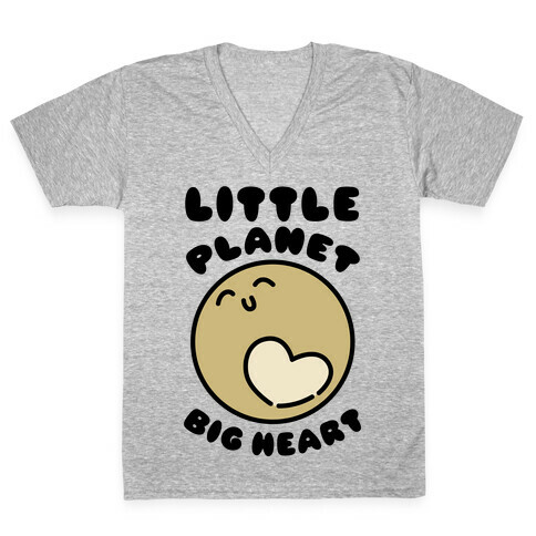 Little Planet Big Heart V-Neck Tee Shirt