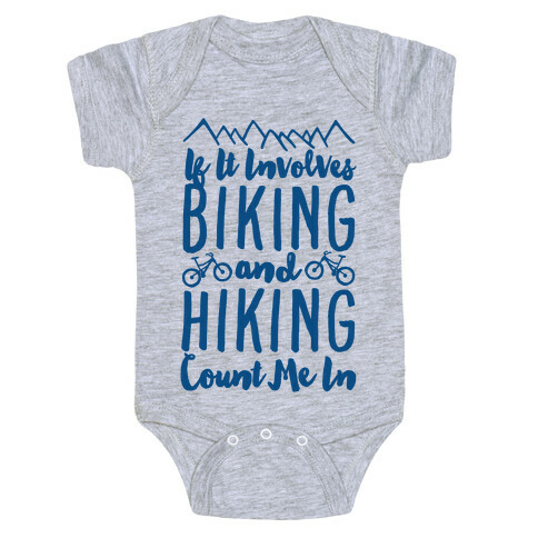 Biking and Hiking Baby One-Piece