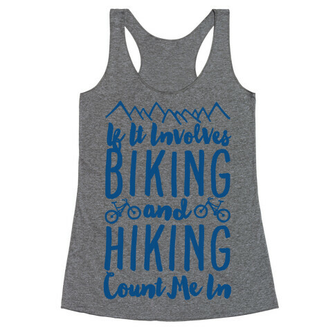 Biking and Hiking Racerback Tank Top