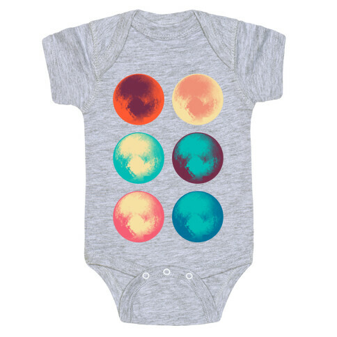 Pop Art Pluto Baby One-Piece