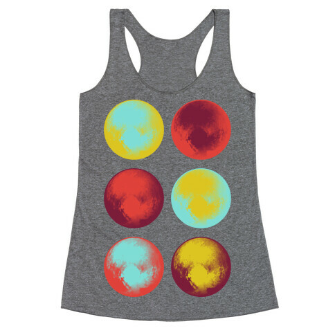 Pop Art Pluto Racerback Tank Top