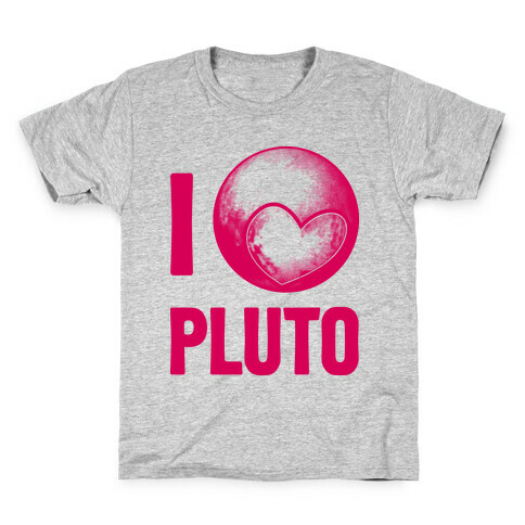 I Heart Pluto Kids T-Shirt