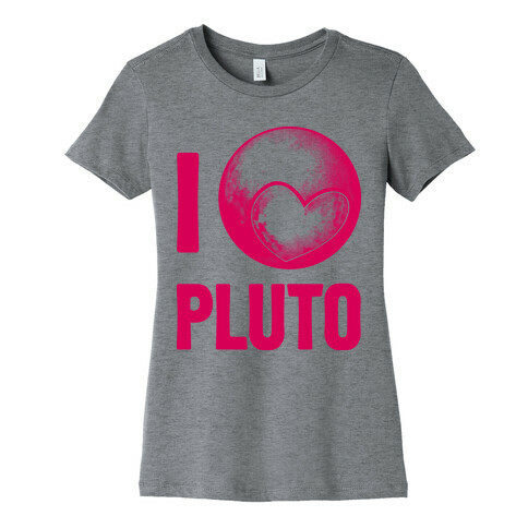 I Heart Pluto Womens T-Shirt