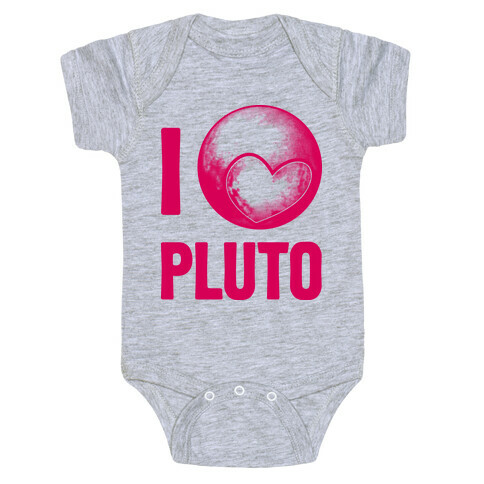 I Heart Pluto Baby One-Piece