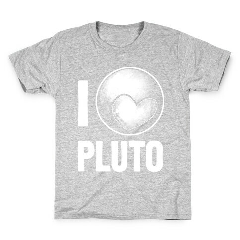 I Heart Pluto Kids T-Shirt