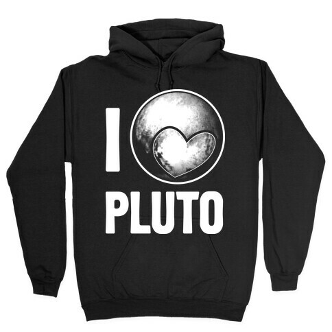 I Heart Pluto Hooded Sweatshirt