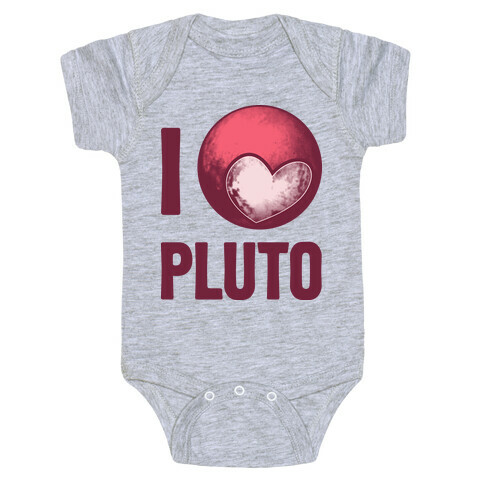 I Heart Pluto Baby One-Piece