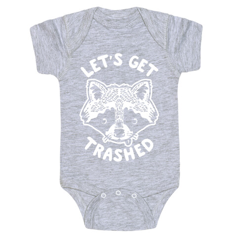 Let's Get Trashed Raccoon Baby One-Piece