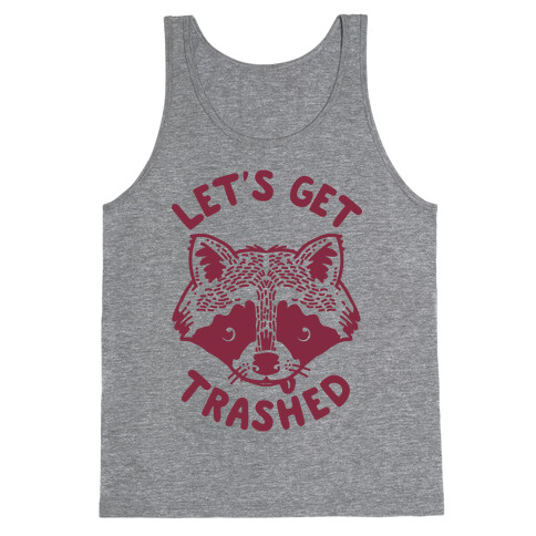 Let's Get Trashed Raccoon Tank Top