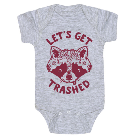 Let's Get Trashed Raccoon Baby One-Piece