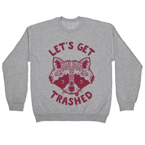 Let's Get Trashed Raccoon Pullover