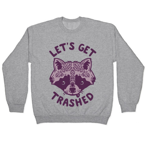 Let's Get Trashed Raccoon Pullover