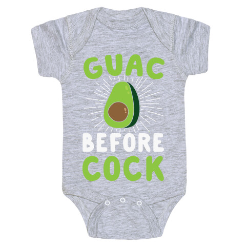 Guac Before Cock Baby One-Piece