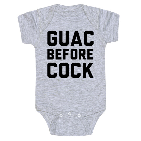 Guac Before Cock Baby One-Piece