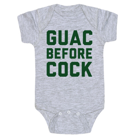 Guac Before Cock Baby One-Piece