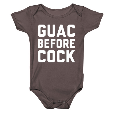 Guac Before Cock Baby One-Piece