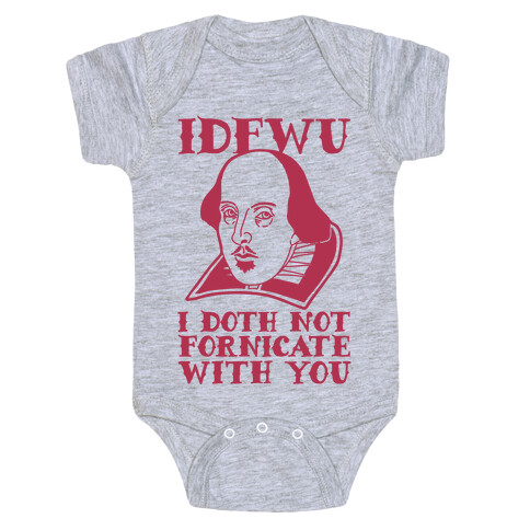 Shakespeare IDFWU Baby One-Piece