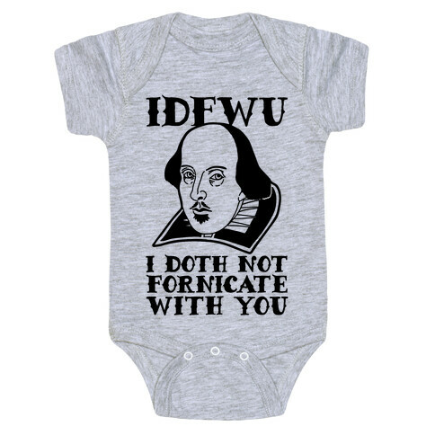 Shakespeare IDFWU Baby One-Piece