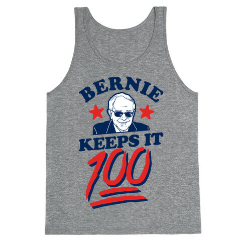Bernie Keeps it 100 Tank Top
