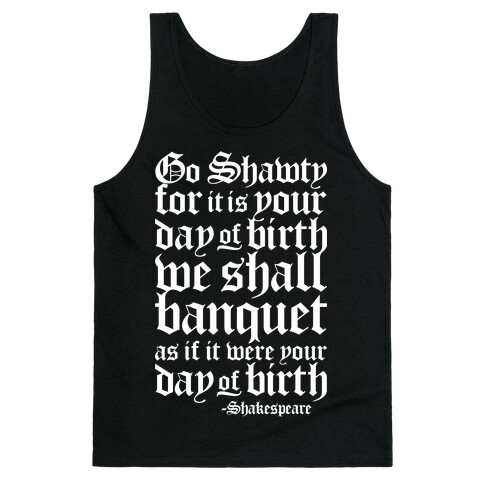 Shakespeare Party Tank Top