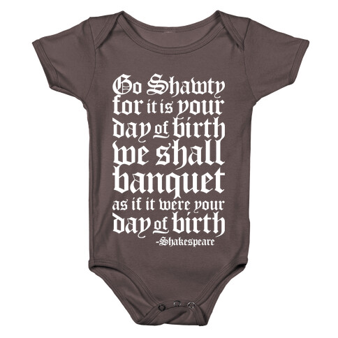 Shakespeare Party Baby One-Piece