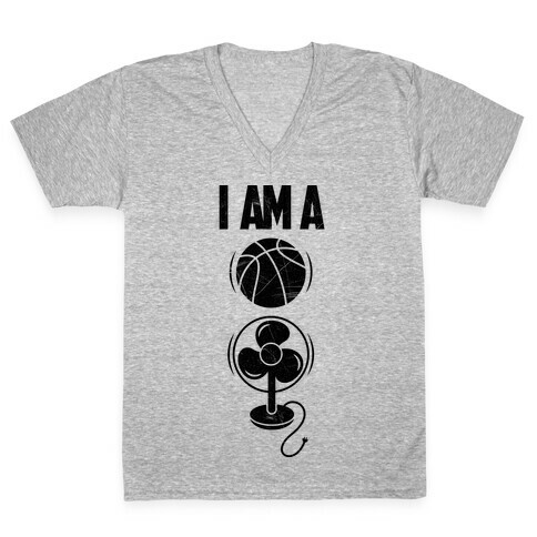 Basketball fan V-Neck Tee Shirt