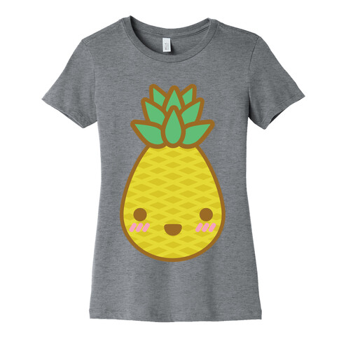 Kawaii Pineapple Womens T-Shirt