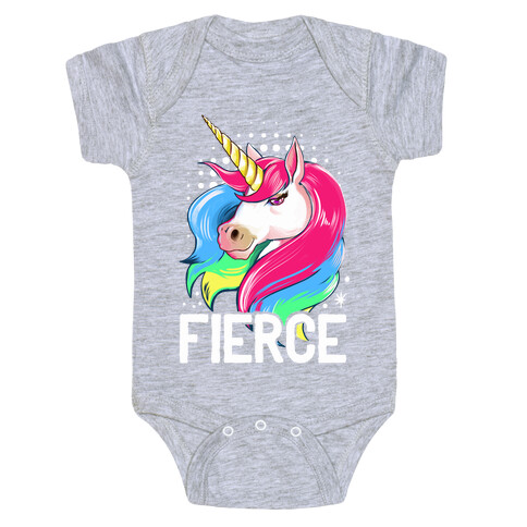 Fierce Unicorn Baby One-Piece