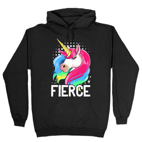 Fierce Unicorn Hooded Sweatshirt