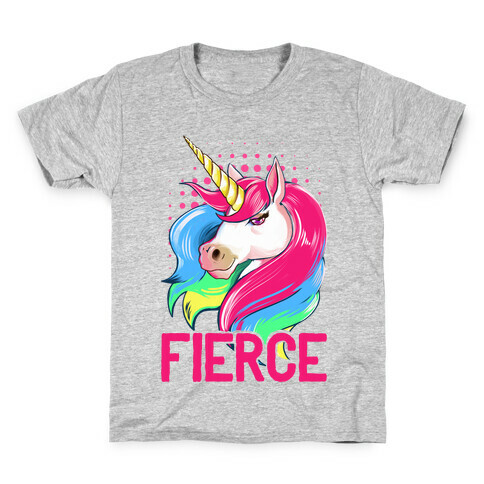 Fierce Unicorn Kids T-Shirt