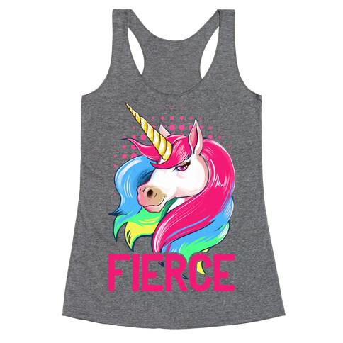 Fierce Unicorn Racerback Tank Top