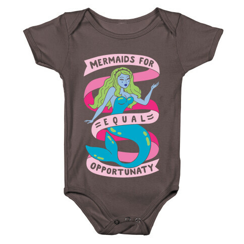 Mermaids For Equal Opportunaty Baby One-Piece