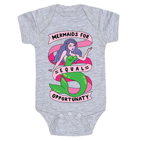 Mermaids For Equal Opportunaty Baby One-Piece