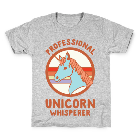 Professional Unicorn Whisperer Kids T-Shirt