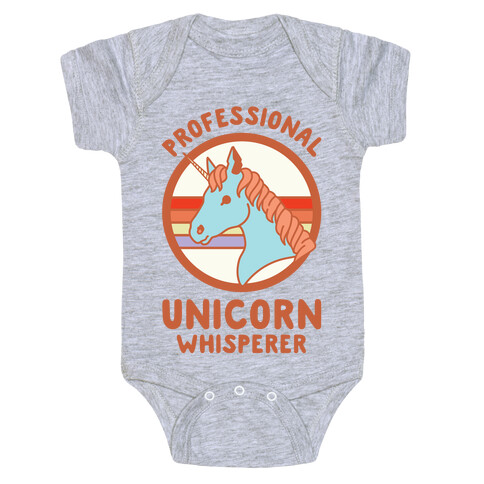Professional Unicorn Whisperer Baby One-Piece