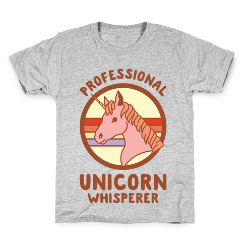 Professional Unicorn Whisperer Kids T-Shirt