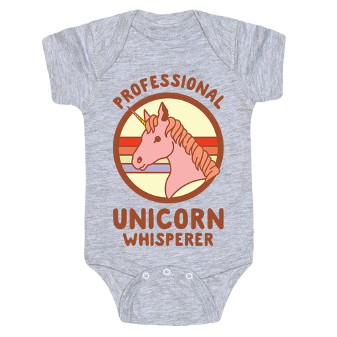 Professional Unicorn Whisperer Baby One-Piece