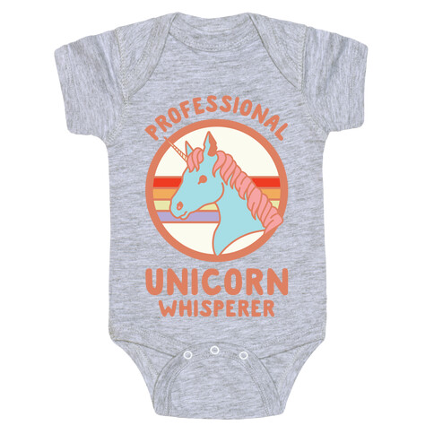 Professional Unicorn Whisperer Baby One-Piece