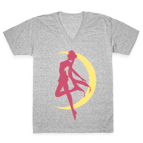 Magical Moon Girl V-Neck Tee Shirt