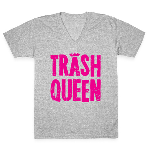 Trash Queen V-Neck Tee Shirt