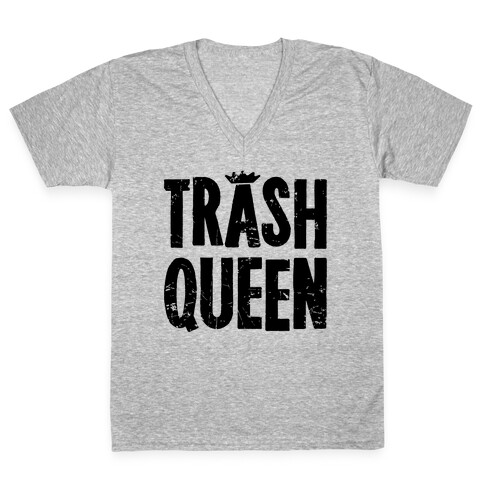 Trash Queen V-Neck Tee Shirt